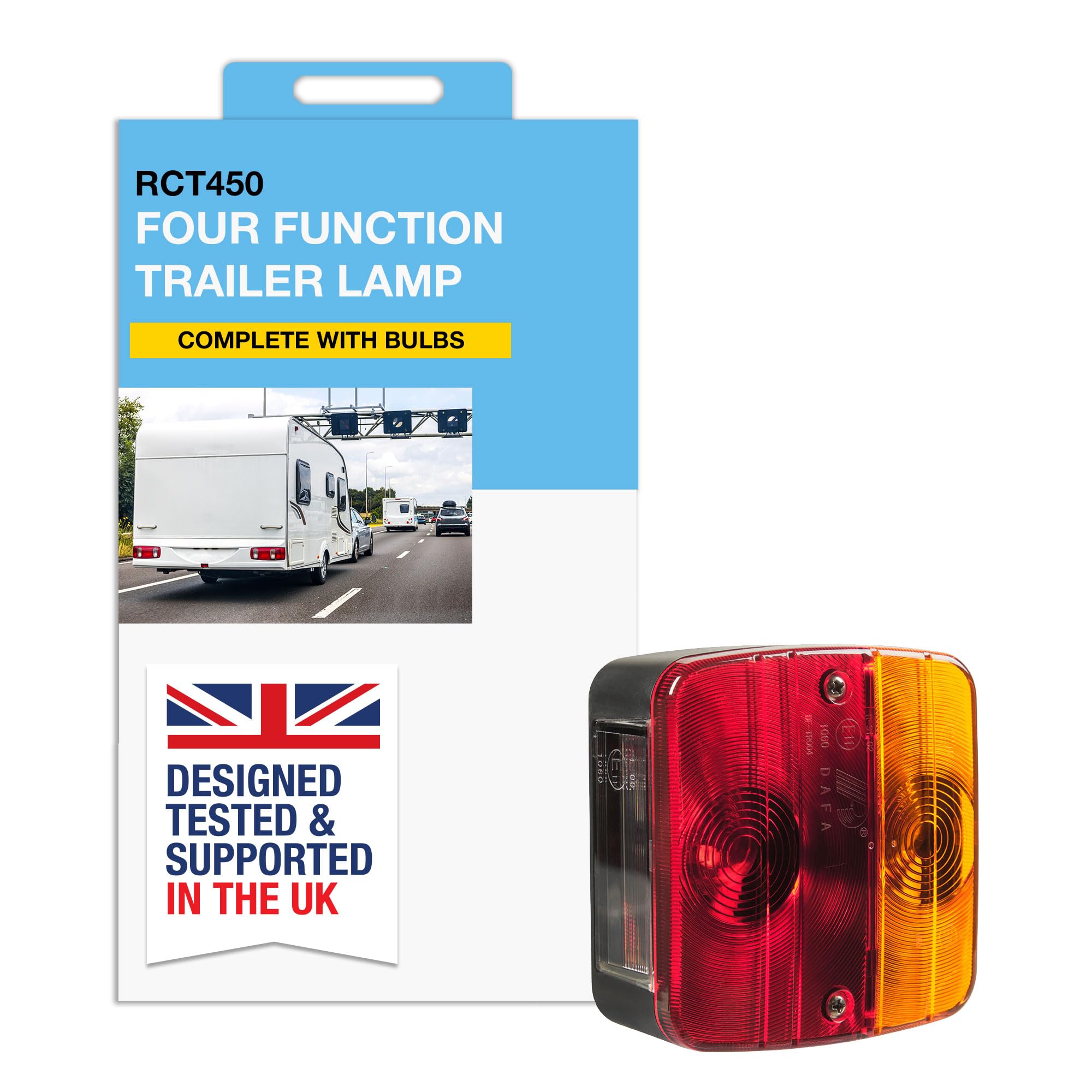 Ring RCT450 4 Function Trailer Lamp - Small (Inc Bulbs)