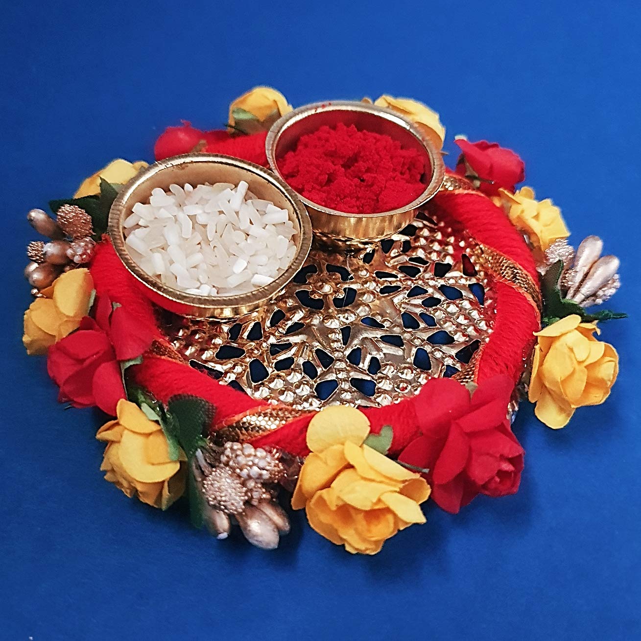 Buy DECORATIVE BUCKETS BHAI DOOJ Tikka Thali BHAIYA DOOJ Tilak THALI