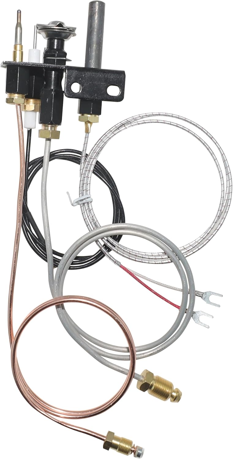 METER STAR 69L17 ODS Pilot Burner Assembly - Natural Gas Replacement for Lennox, Superior, Astria Fireplaces with SIT Nova 820 Valve