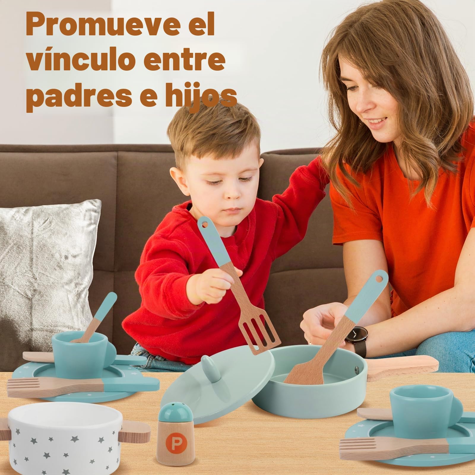 Juego De Juguetes De Cocina Para Niños De 16 Uds., Juego De Ollas Y Sartenes De Cocina De Acero Inoxidable Herramienta De Cocina Juguete Para Ninos Regalo