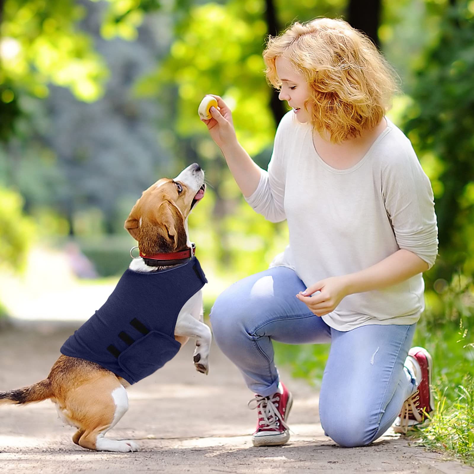 Gojiny Cappotto calmante per l'ansia del cane, per alleviare lo stress e l'ansia