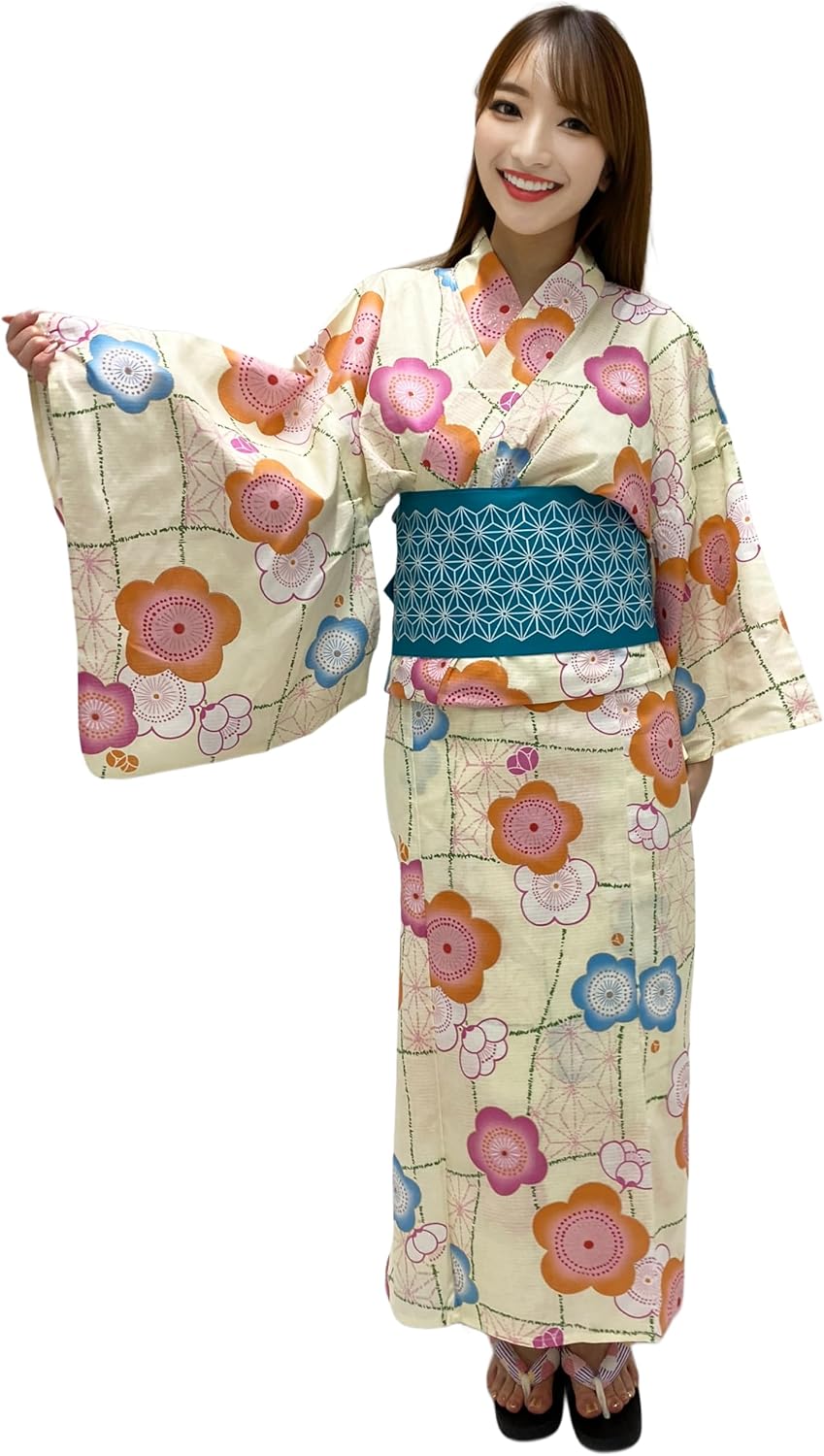 Amazon | (ディータ) Dita 1人で着られる浴衣 フルセット レディース