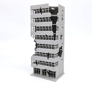 Mycity 1:144,1:100 Model DIY Battle Layout Damaged Urban Buildings (1/144)
