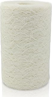 PsmGoods® Vintage Lace rollo Camino de mesa Silla Sash para Festival de boda evento decoración de mesa