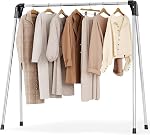APEXCHASER Clothes Drying Rack, Foldable Clothes Rack, Stainless Steel Laundry Drying Rack, Collapsible Clothing Rack for Indoor & Outdoor, Drying Rack Clothes for Travel, 48.81 Inch