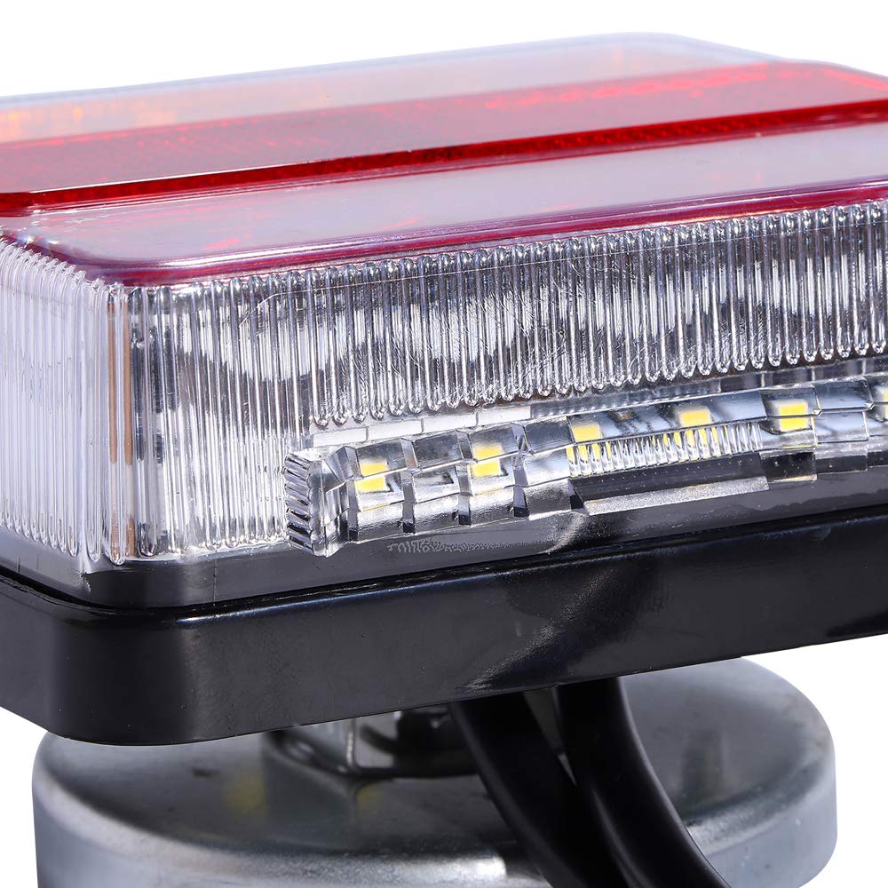 Juego de faros traseros LED, 12 V, iluminación para remolque, 7 pines, 7,5 m, cable de luz trasera para coche