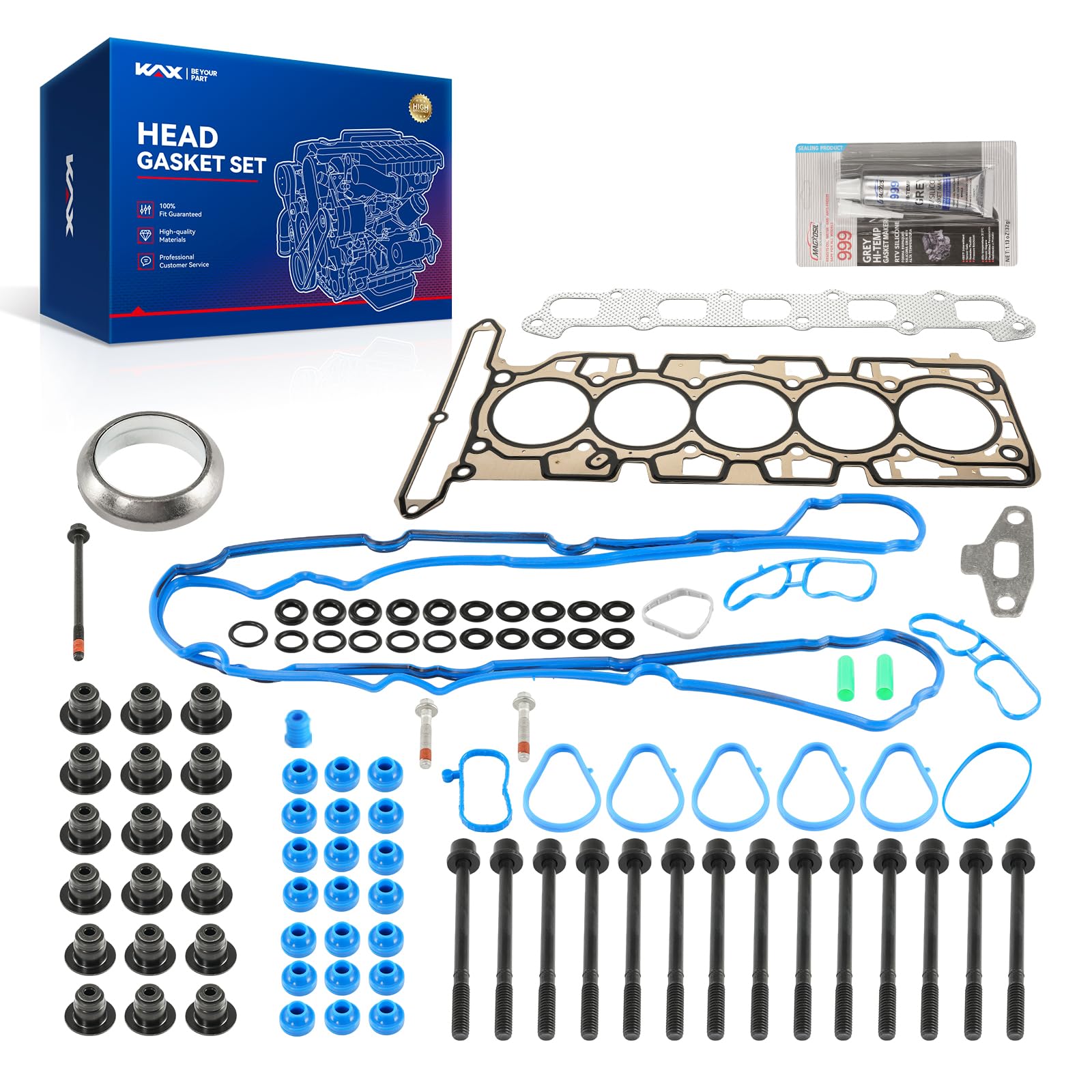 KAX Head Gasket Set for Chevy Colorado/GMC Canyon 2007-2012 3.7L