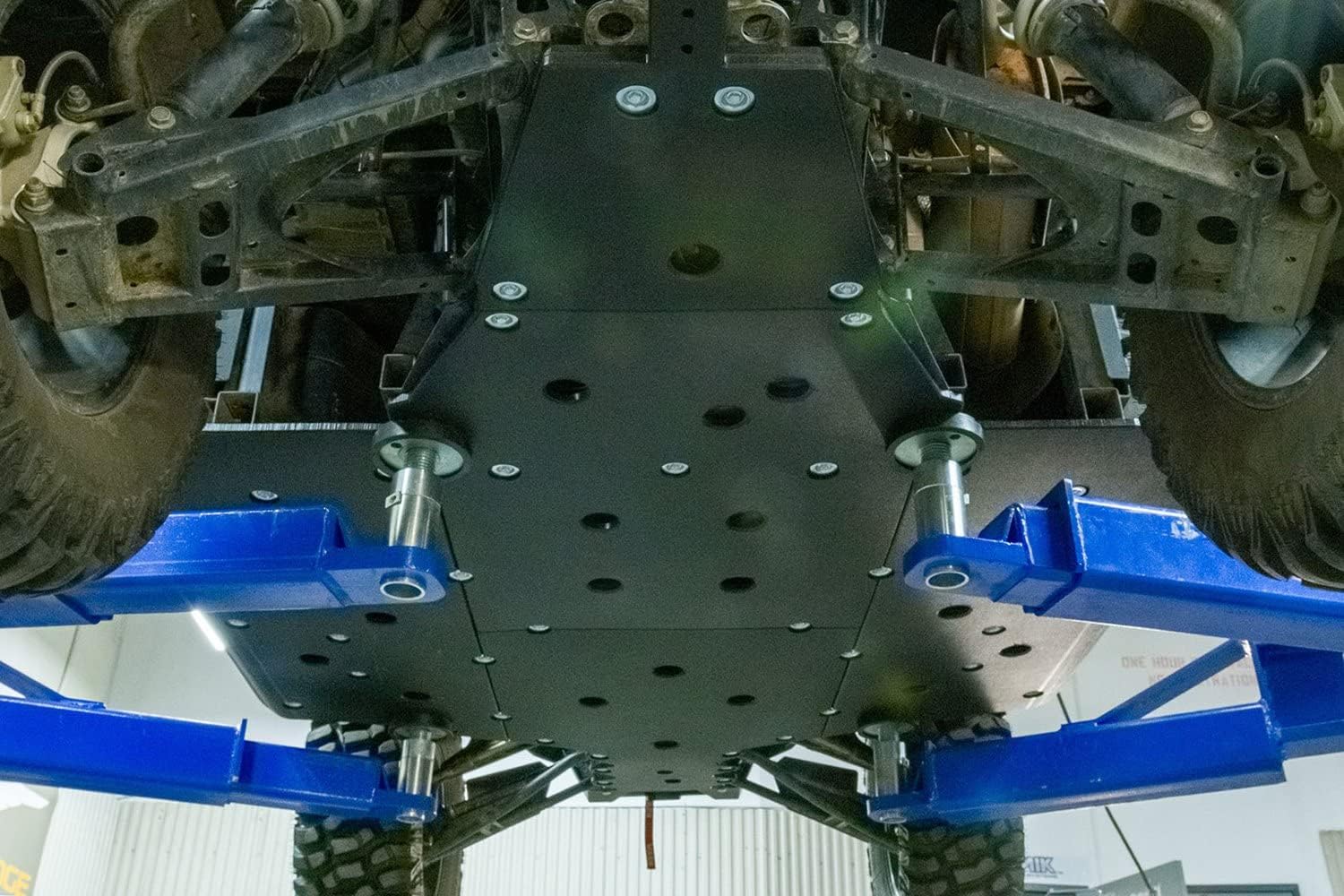 Seizmik Skid plate with rock sliders Fits Polaris