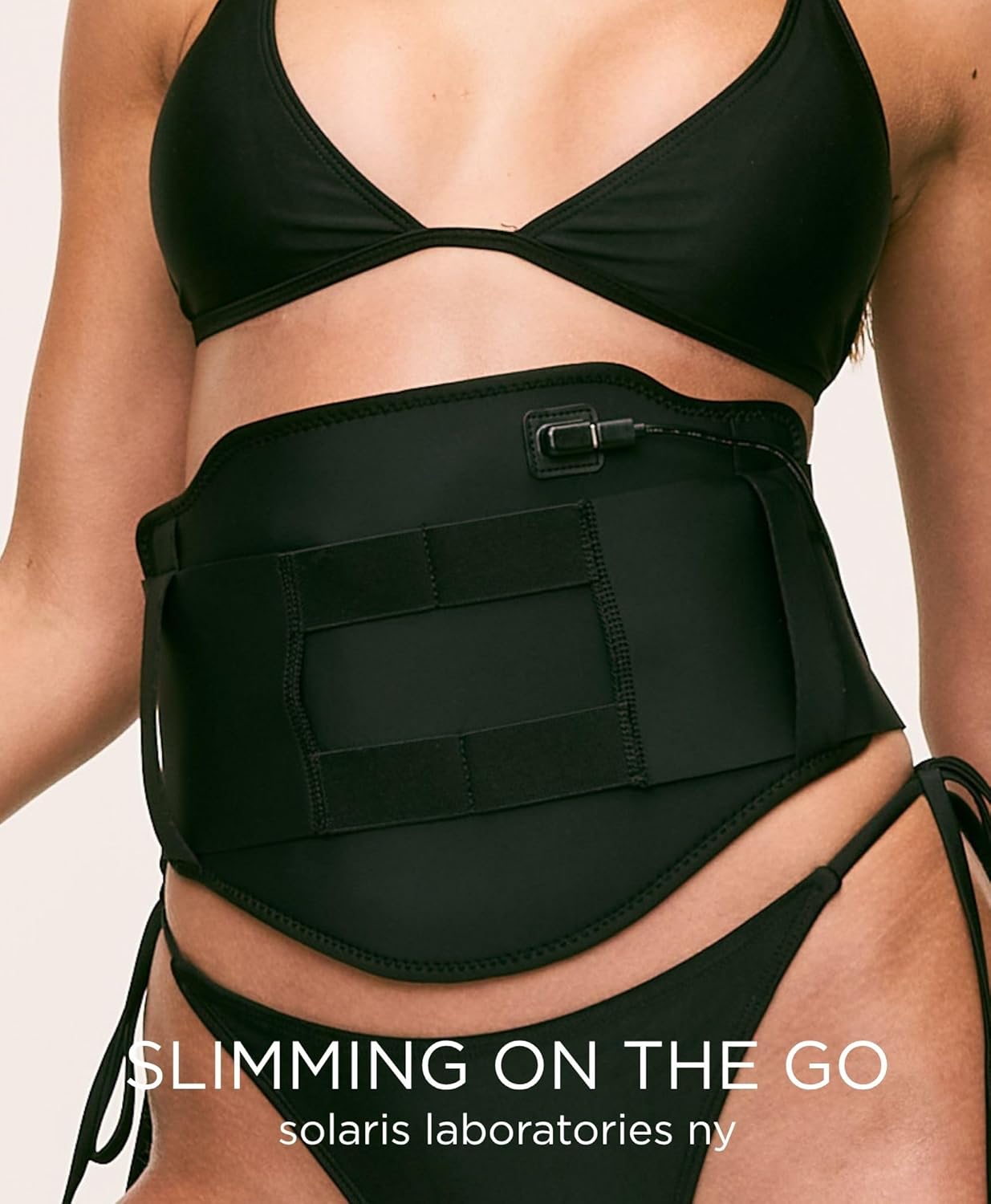 Solaris Laboratories NY SLNY Infrared + Red LED Body Slimming Belt, Waist Trimmer, Cellulite Reduction, Skin Tightening, Portable Home Use Device