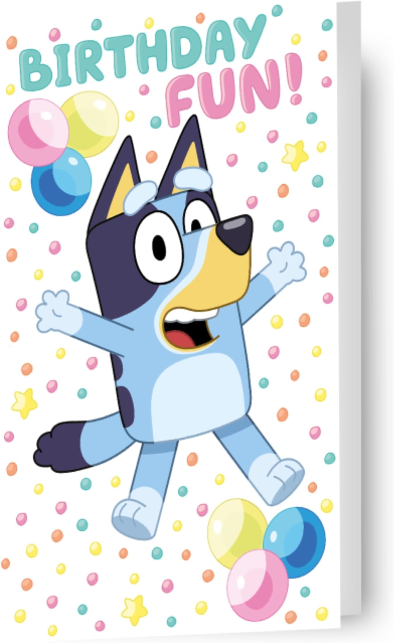 bluey, generic, birthday card