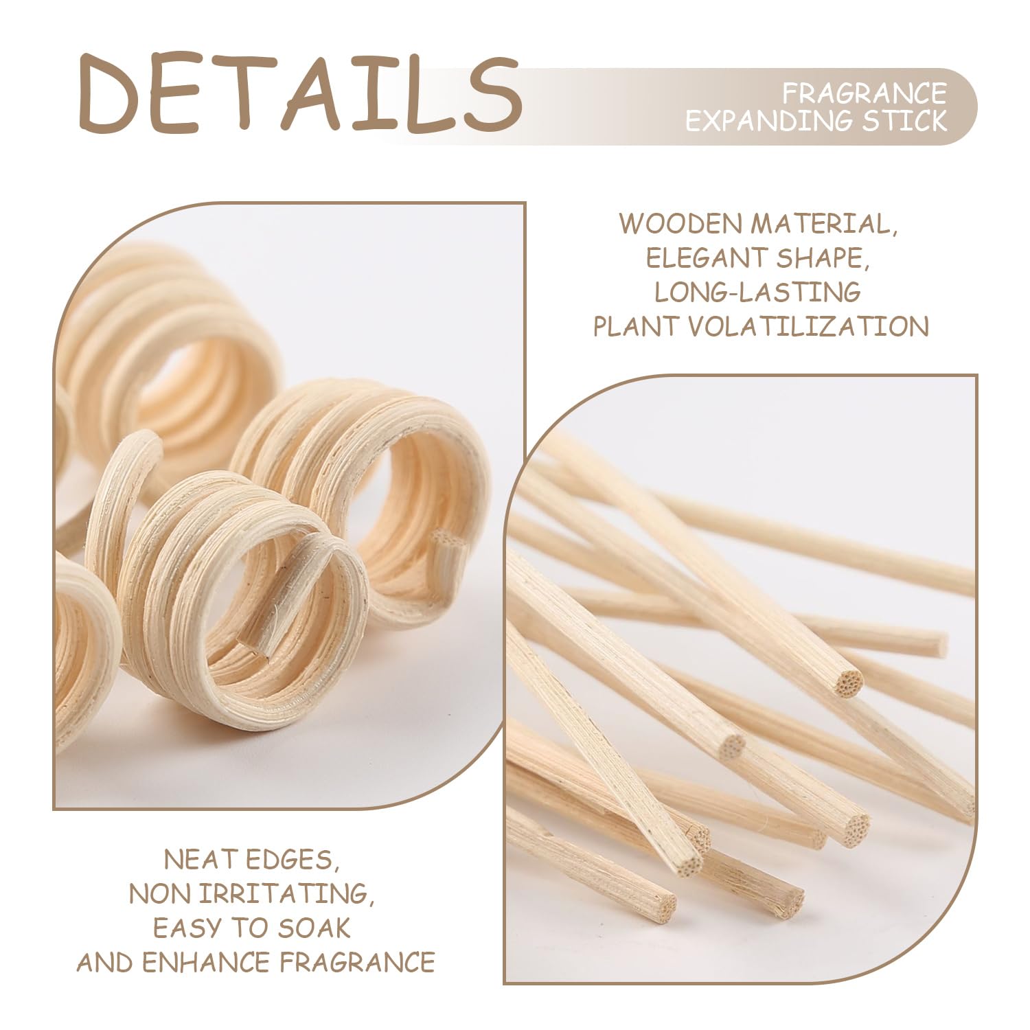 Paquete De 24 Varillas De Aromaterapia De Ratán, Fragancia Fresca Natural, Accesorios De Varillas De Aromaterapia para Perfumes, Adecuados para Uso En Entornos Domésticos Y De Oficina.