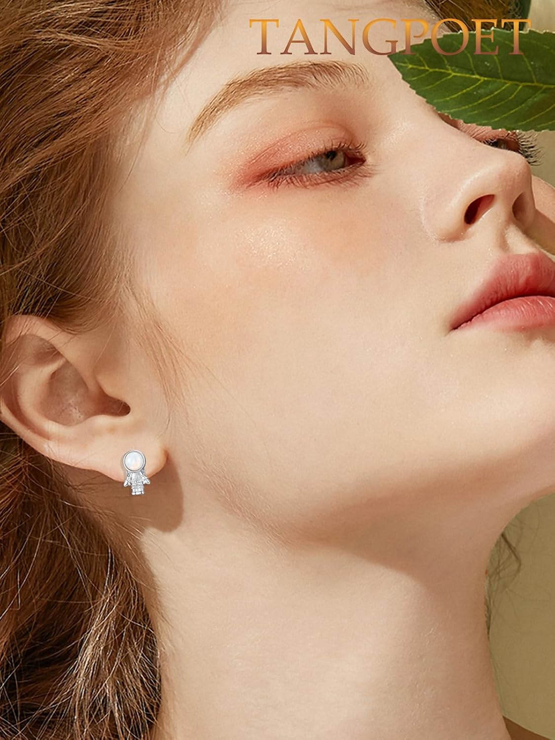 TANGPOET Opal Animal Stud Earrings for Women Young 925 Sterling Silver Hypoallergenic Earrings Jewelry Gifts for Animal Lovers Ladies Birthday Christmas