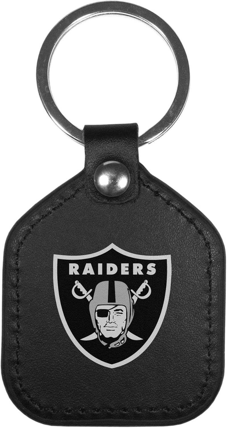 Siskiyou Sports NFL unisex-adult Leather Square Key Chains