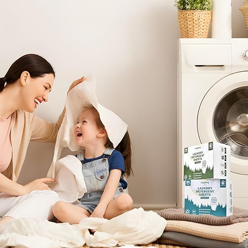 Miniatura 6 de Sábanas de detergente hipoalergénicas 100 % ecológicas, sin plástico, nueva tecnología sin líquidos para el hogar, dormitorio, viajes, campamento y