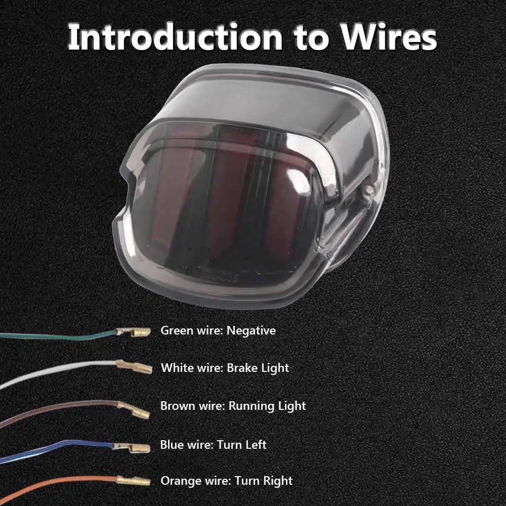 światło hamowania światło do motocykla Do Dyna Super Glide FXDC/I 2005-2014 | Lampa motocyklowa Światło tylne hamulca Włącz kierunkowskaz Lampka tablicy rejestracyjnej