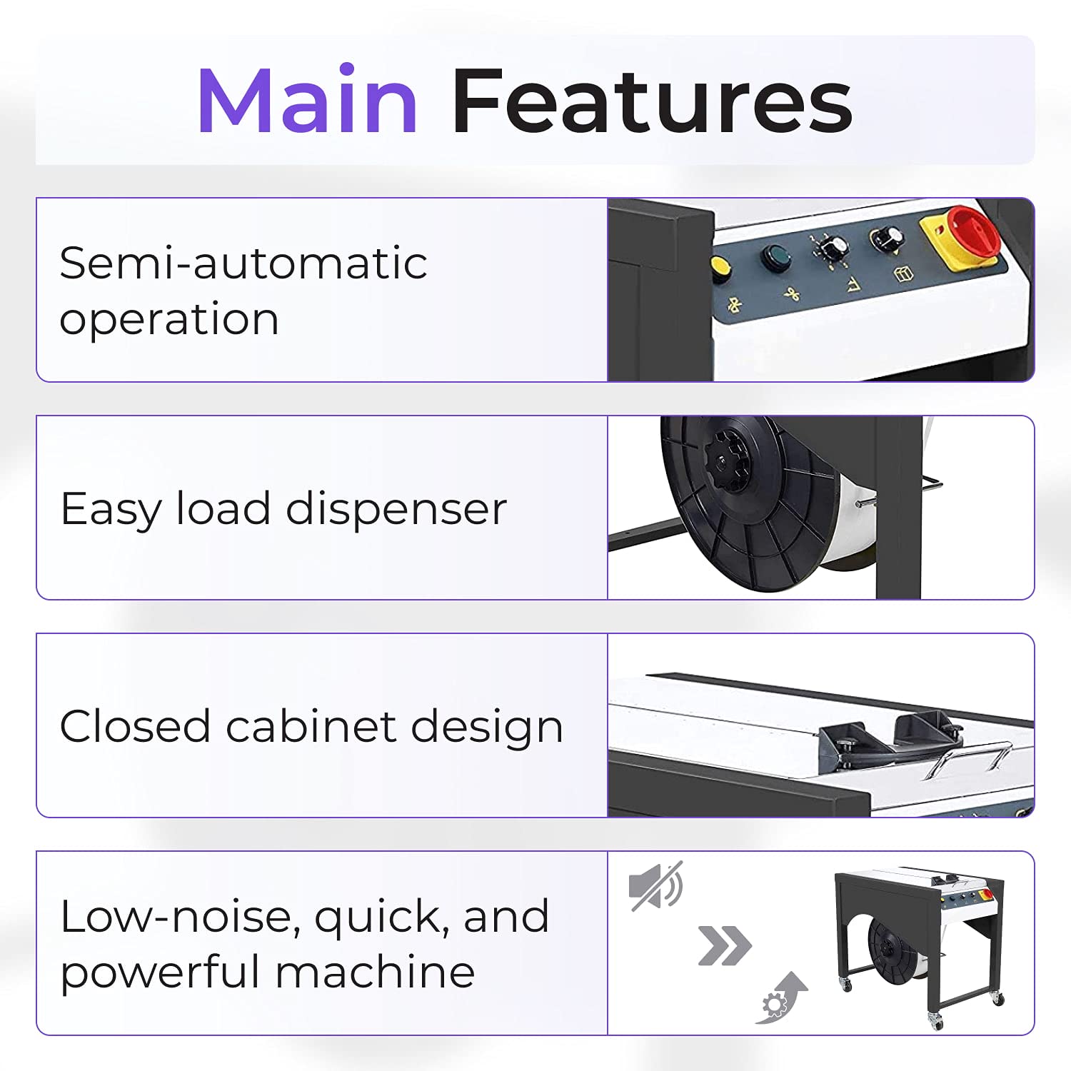 Buy IDL Packaging SemiAutomatic Table Top Strapping Machine for