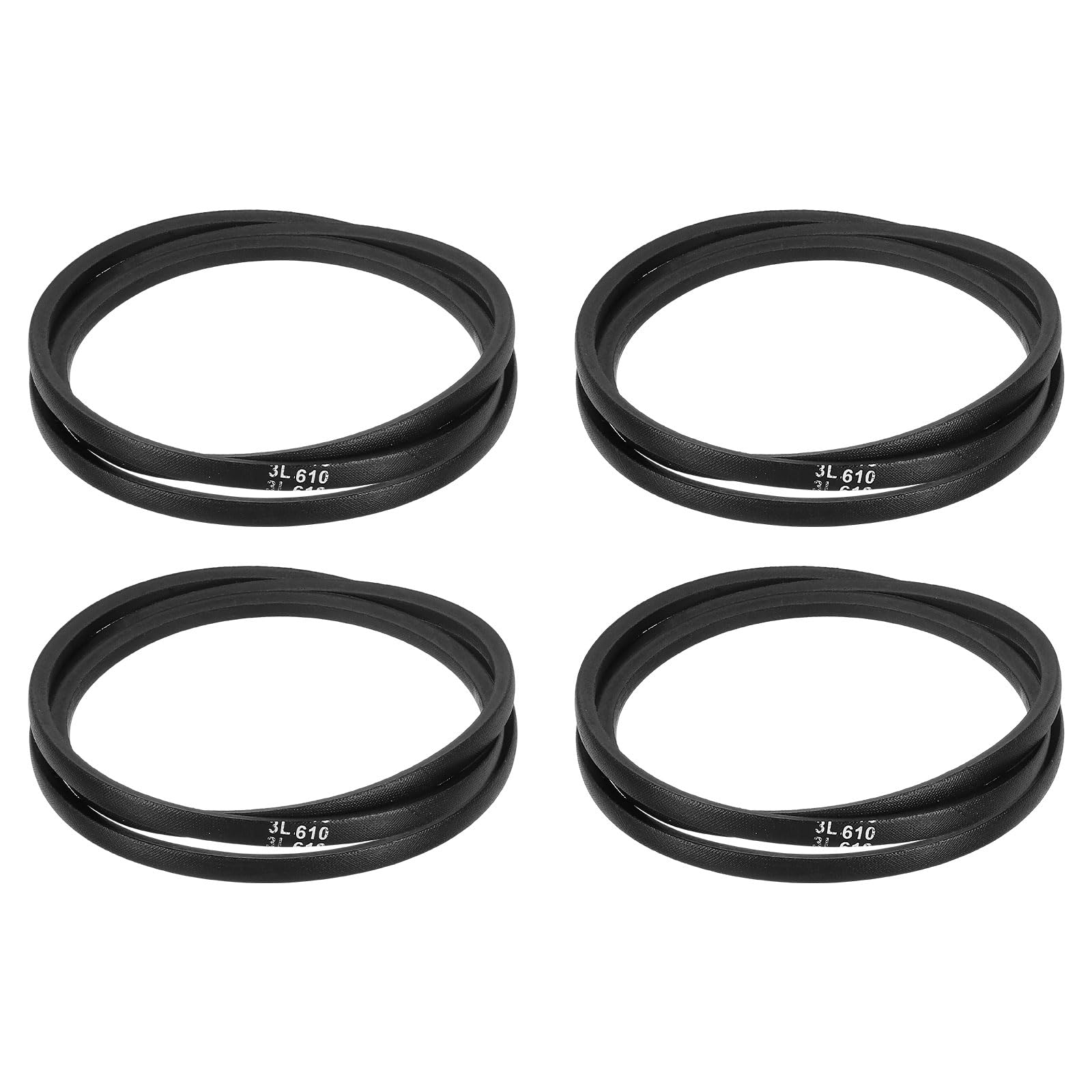uxcell 3L240 Classic Wrapped Rubber V-Belt, 24"(610mm) Outside Circumference, 3L Profile V Belt 3/8" Width 7/32" Height — view 38