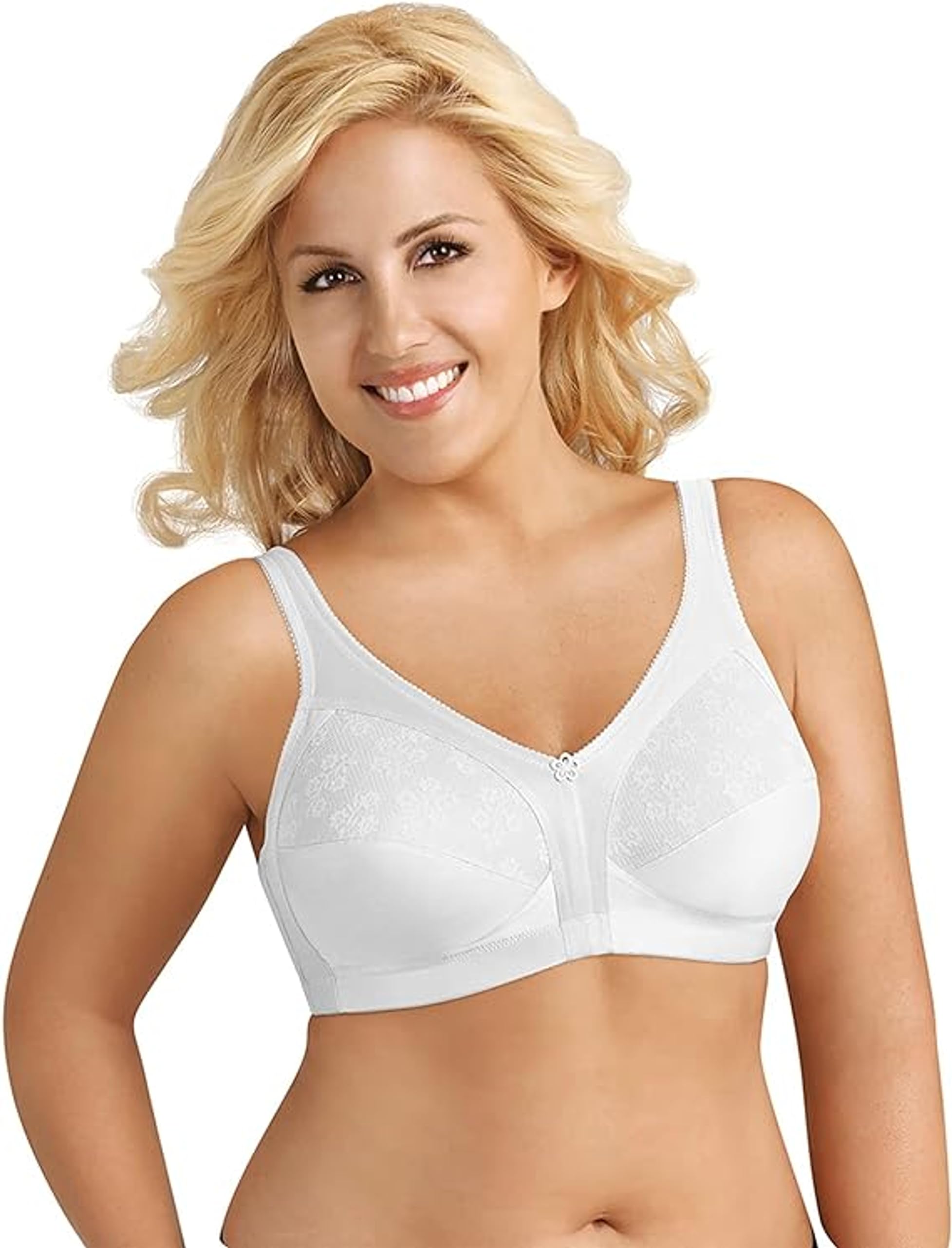 Exquisite Form Women's Side Shaping Bra with Lace 5100548