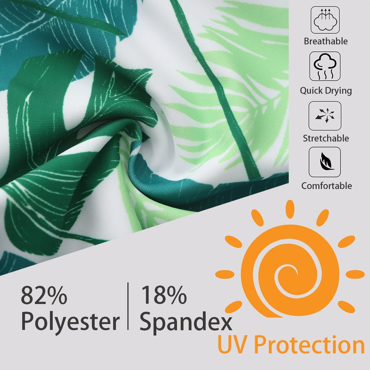 Ubestyle UPF 50+ High Waist Women's Swim Pants Swim Leggings Swimming Tights Rash Guard Pants Sun Protective - Image 5