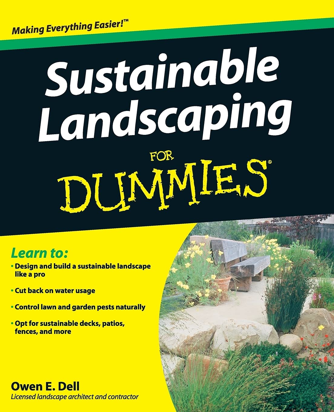 Sustainable Landscaping For Dummies by Owen E. Dell PAPERBACK 9780470411490