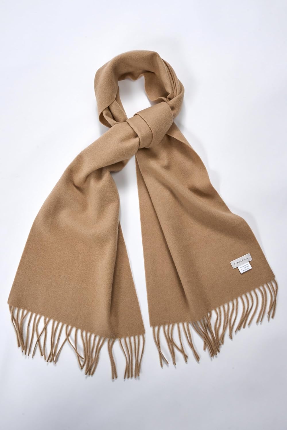 JENNIE LIU Women's 100% Pure Cashmere Scarf 75"x12" Cashmere Scarves for Women - Image 6