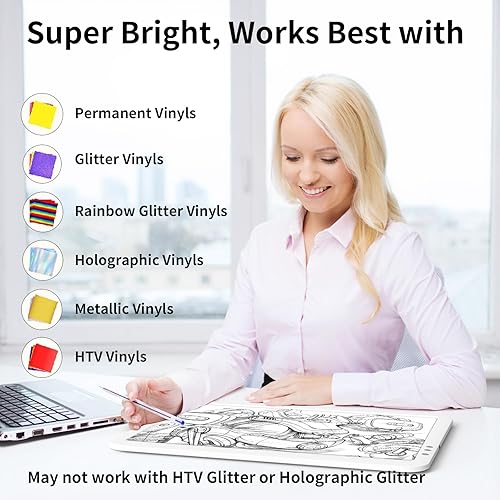 Miniatura 7 de iVAOOZE Caja de luz recargable con batería para trazar, caja de luz inalámbrica A3, tablero de luz para dibujar bocetos HTV, almohadilla de luz