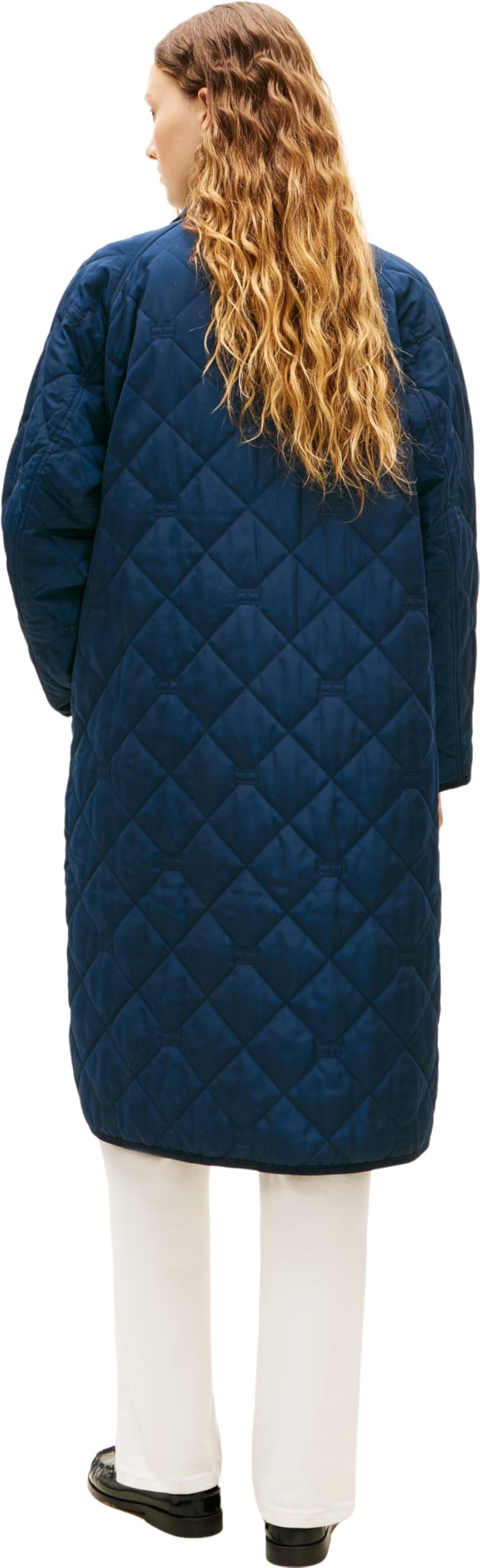 Tommy Hilfiger Damen Padded Flag Quilted Coat Ww0ww47747 Parka-Mantel (1er Pack)