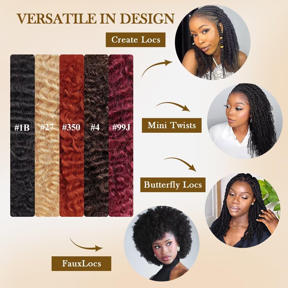 Afro Kinky Human Hair for Loc Repair 22 Inch 60g Burgundy 1 Pack Unprocessed Human Hair for Dreadlock Restoration Low Shedding Tangle Free