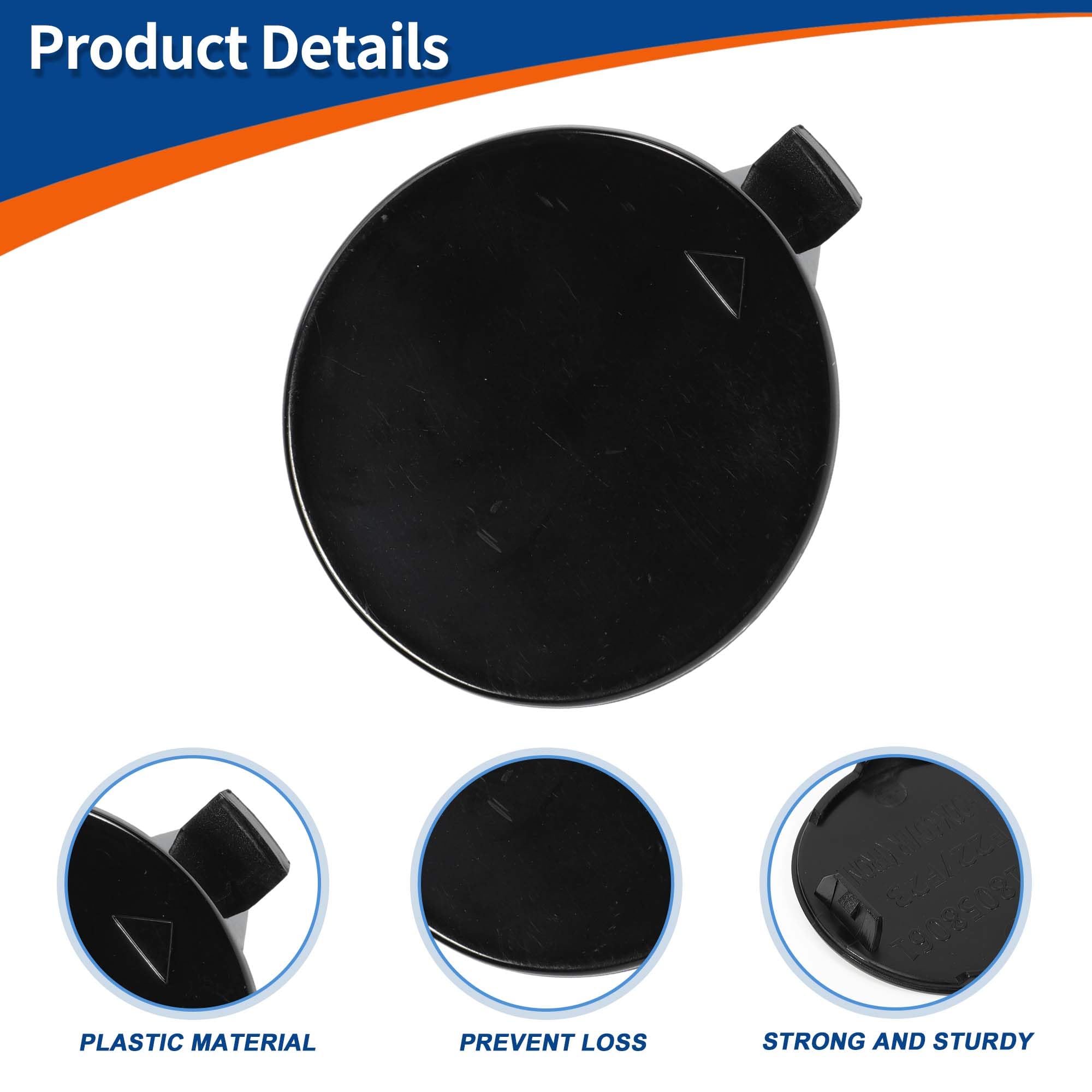 A ABSOPRO Copertura Gancio Traino Per BMW Serie 2 F22 F23 M-Sport 14-21 1pc | Materiale: Plastica, Colore: Non Verniciato, OE: 51118058061, Per BMW 228i/230i/M235i/M240i 14-21, Per Varianti XDrive