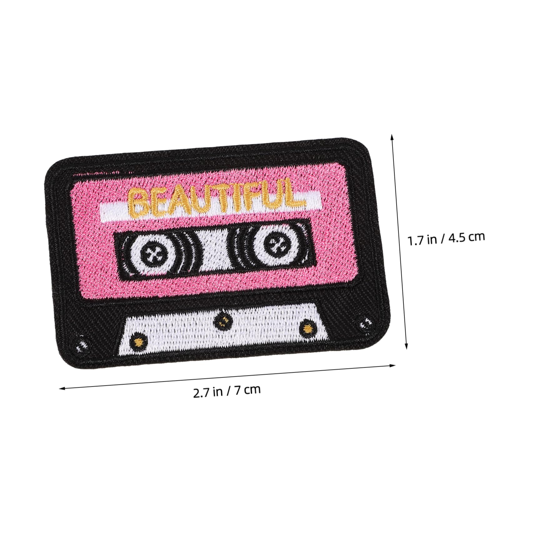 35pezzi Toppe Termoadesive Decorative Per Riparazione Abbigliamento Patches Per Jeans Shirt e Borse Adatte Per e Attività Creative