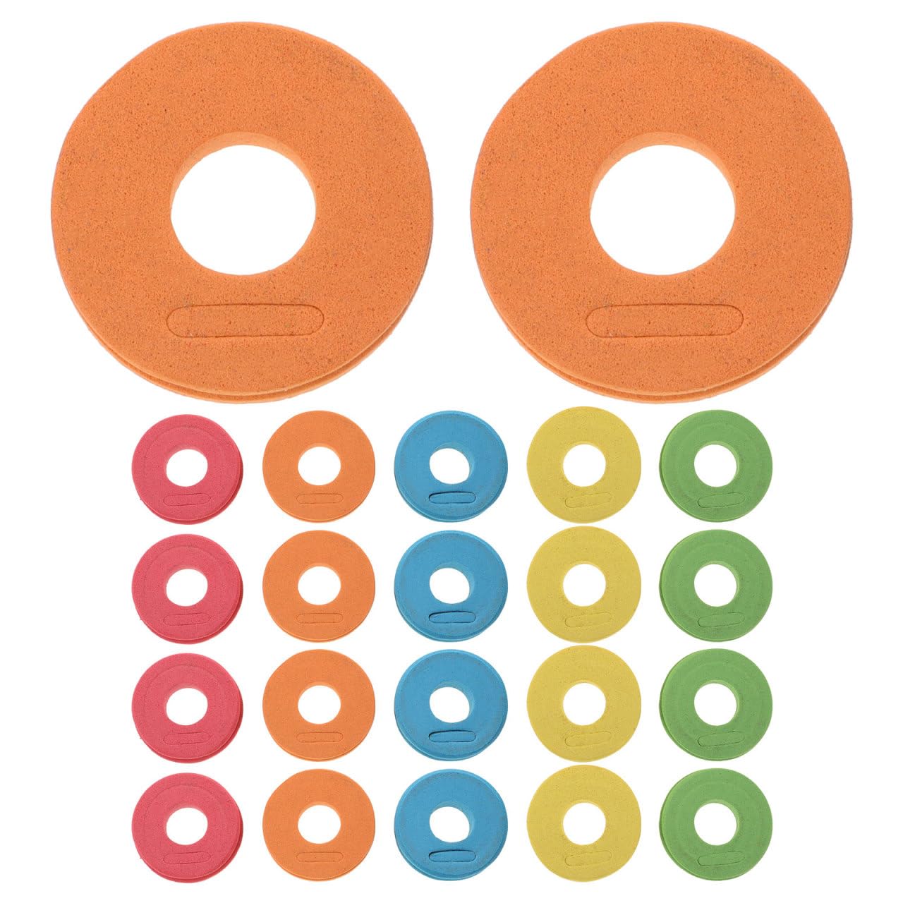 BESPORTBLE Fishing Line Storage Fishing Foam Spools Foam Fishing Winding Board Fishing Line, Fishing Line Spools Fly Fishing Gear for Organizer Storage Accessories, Pack of 100