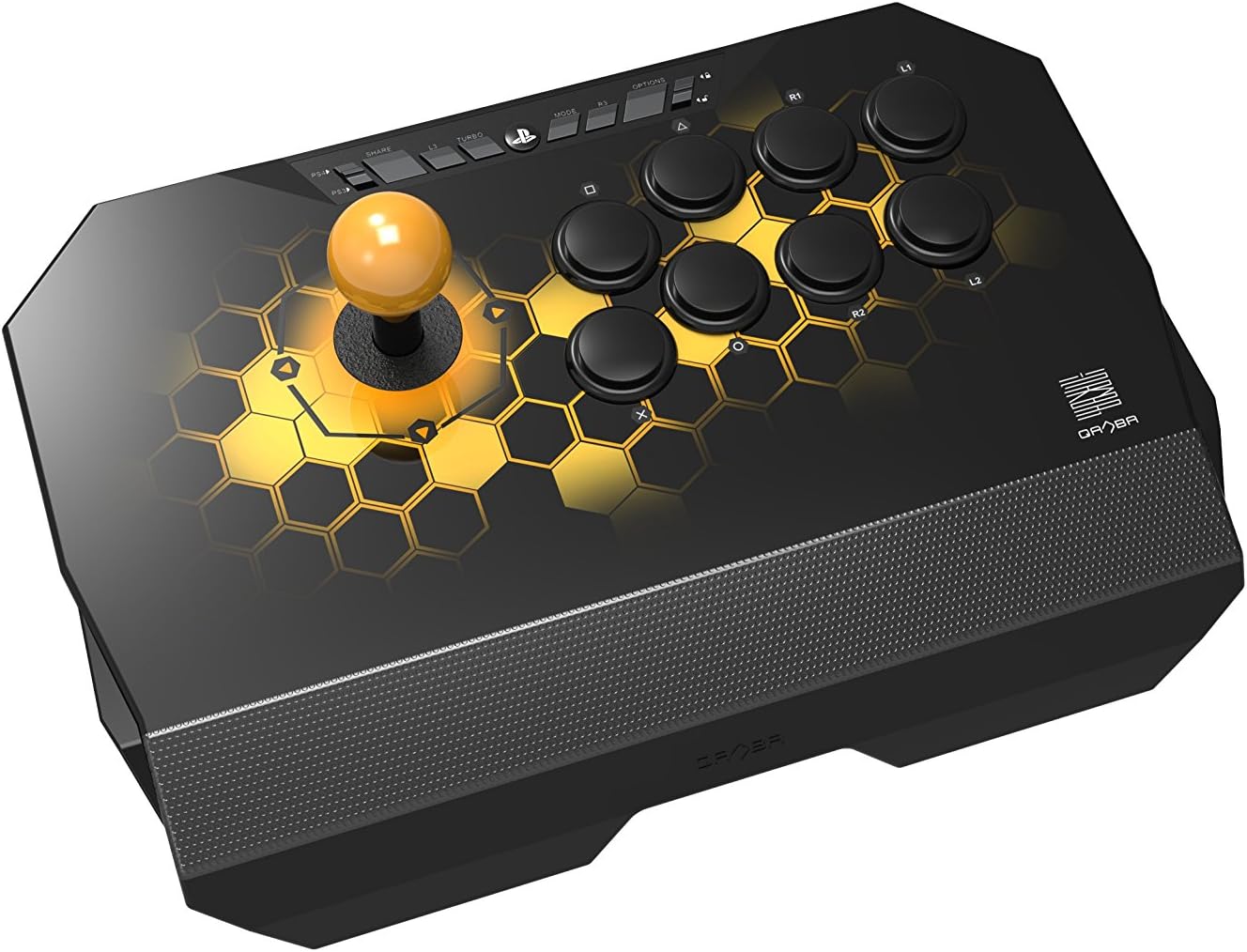 Qanba Drone Joystick for PlayStation 4 and PlayStation 3 and PC (Fighting Stick) Officially Licensed Sony Product