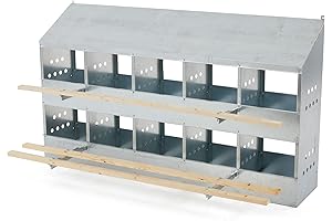 Brower 10-Hole Poultry Nest: The Ultimate Comfort for Your Chickens