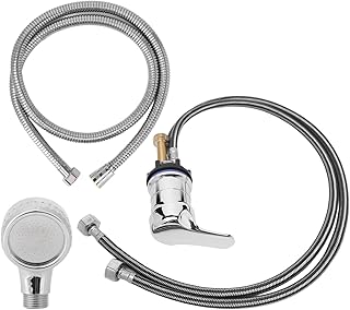 Shampoo Bed Faucet Set, Shower Basin Faucet Head Sprayer Water Hose Zinc Alloy Salon Replacement, Faucet for Shampoo Sink in A Salon Shampoo Bowl Faucet Suitable for Home, Hotel