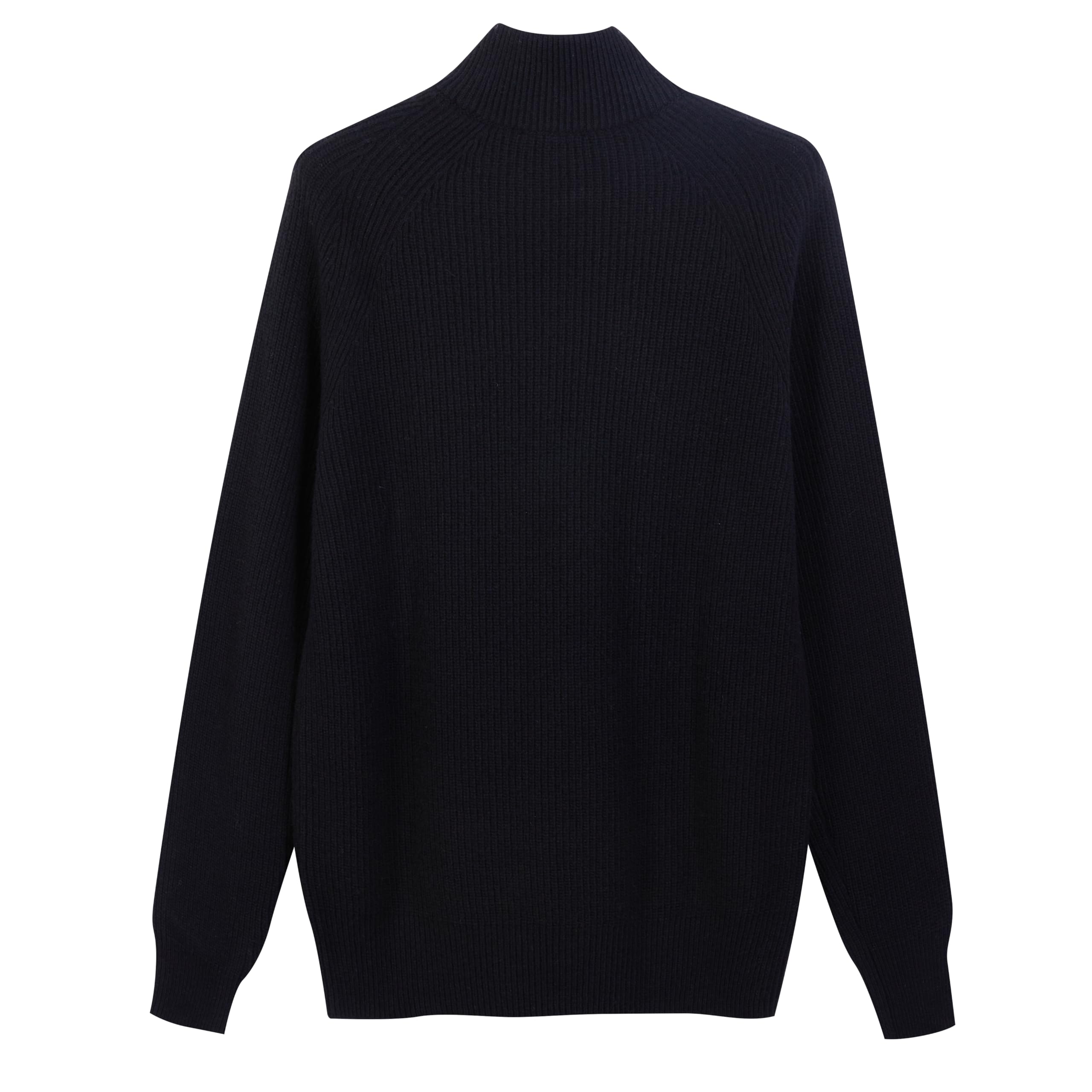 Diana Studio Maglione Mezza Zip in Lana Blend Fatto in Italia Maglione Uomo (Pacco da 1)