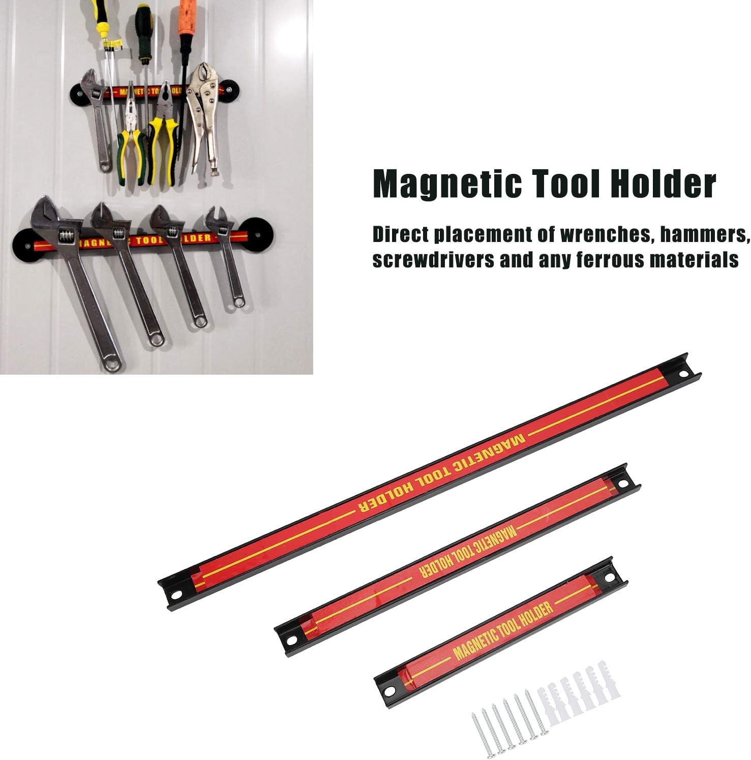 Tyenaza Magnetic Tool Holder, Storage Strip Bar Hardware Industrial Supplies 200/300/460mm