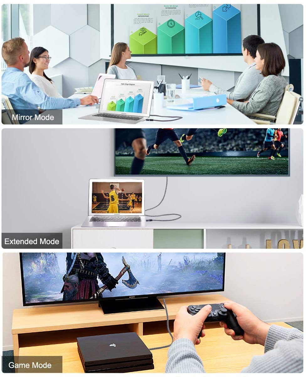 Discount 90% Upgrade 4K@60HZ HDMI Cable 6.6FT,WLEAD 18Gbps High Speed HDMI 2.0 Braided Cord-Supports (4K 60Hz HDR,Video 4K 2160p 1080p HDCP 2.2 ARC-Compatible with Ethernet Monitor PS4/3 UHD TV,Blu-ray,Netflix