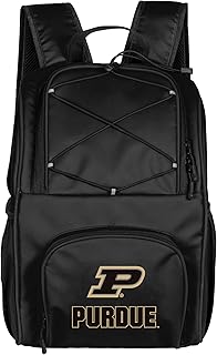 Logo Brands NCAA 24-Can Flex Backpack Cooler – Leak-Proof Lining, Bungee Cord Top & Shoulder Straps – Portable Cooler for Tailgates, Beach & Outdoor Events