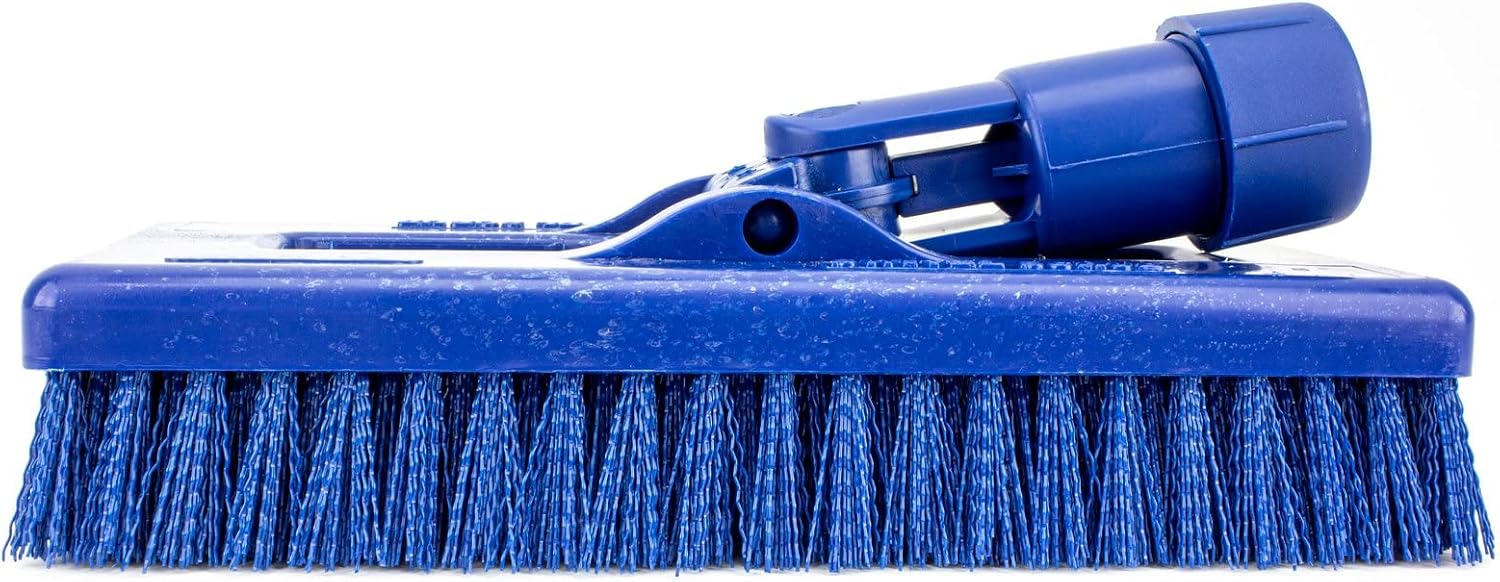 SPARTA 3638831EC14 Polyester Rectangle Scrub Brush, Floor Brush, Cleaning Brush With Swivel Head For Cleaning, 8 Inches, Blue image 2