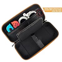 Vista 52 de daydayup Switch Carrying Case Compatible with Nintendo Switch 2, with 24 Games Cartridges Protective Hard Shell Travel Carrying Case Pouch for