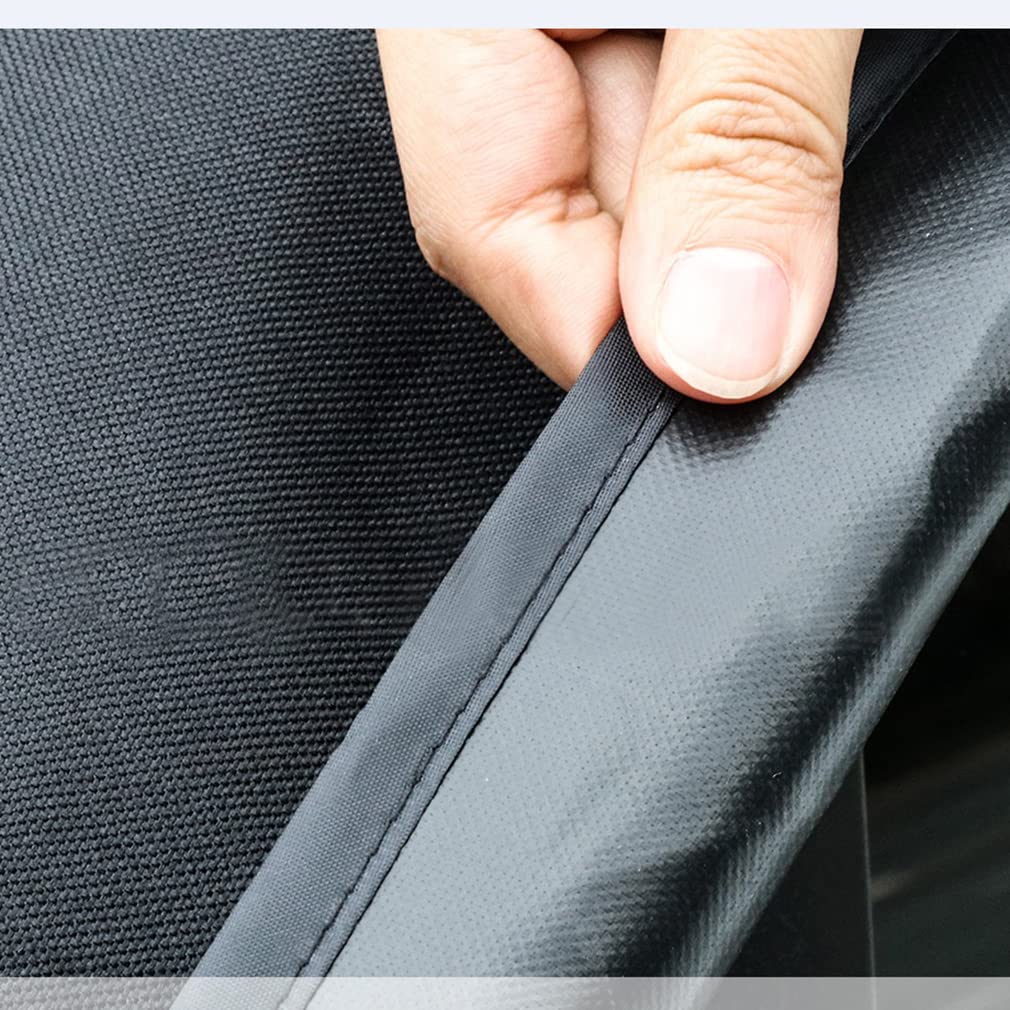 Copertura per Parabrezza per Auto,Protezione Parabrezza Antighiaccio,Visiera,Protezione per Neve,Ghiaccio,UV e Gelo,Tessuto Oxford,Facile da Installare-Universal Square