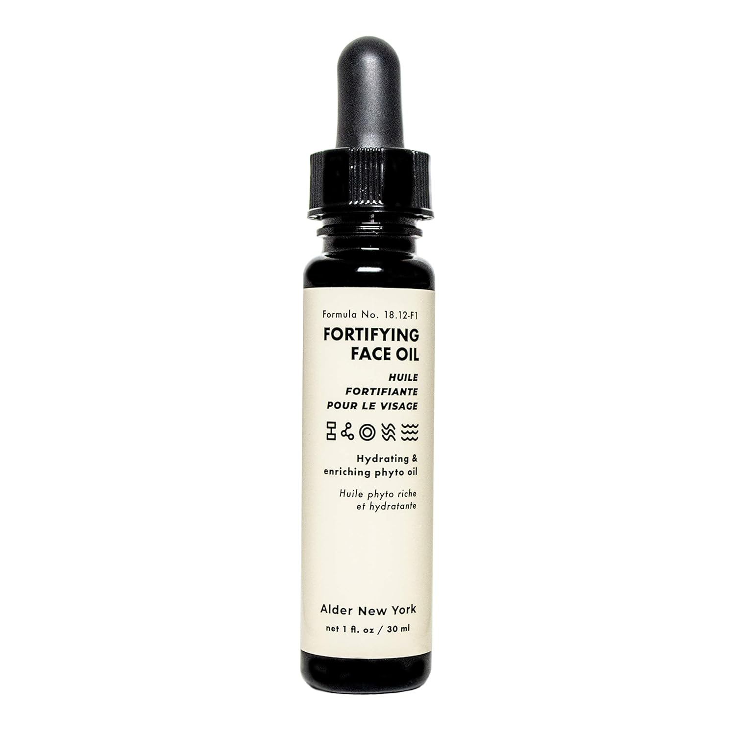Alder New York Fortifying Face Oil- Hydrates & Enriches with Plant Squalane & Jojoba Oil