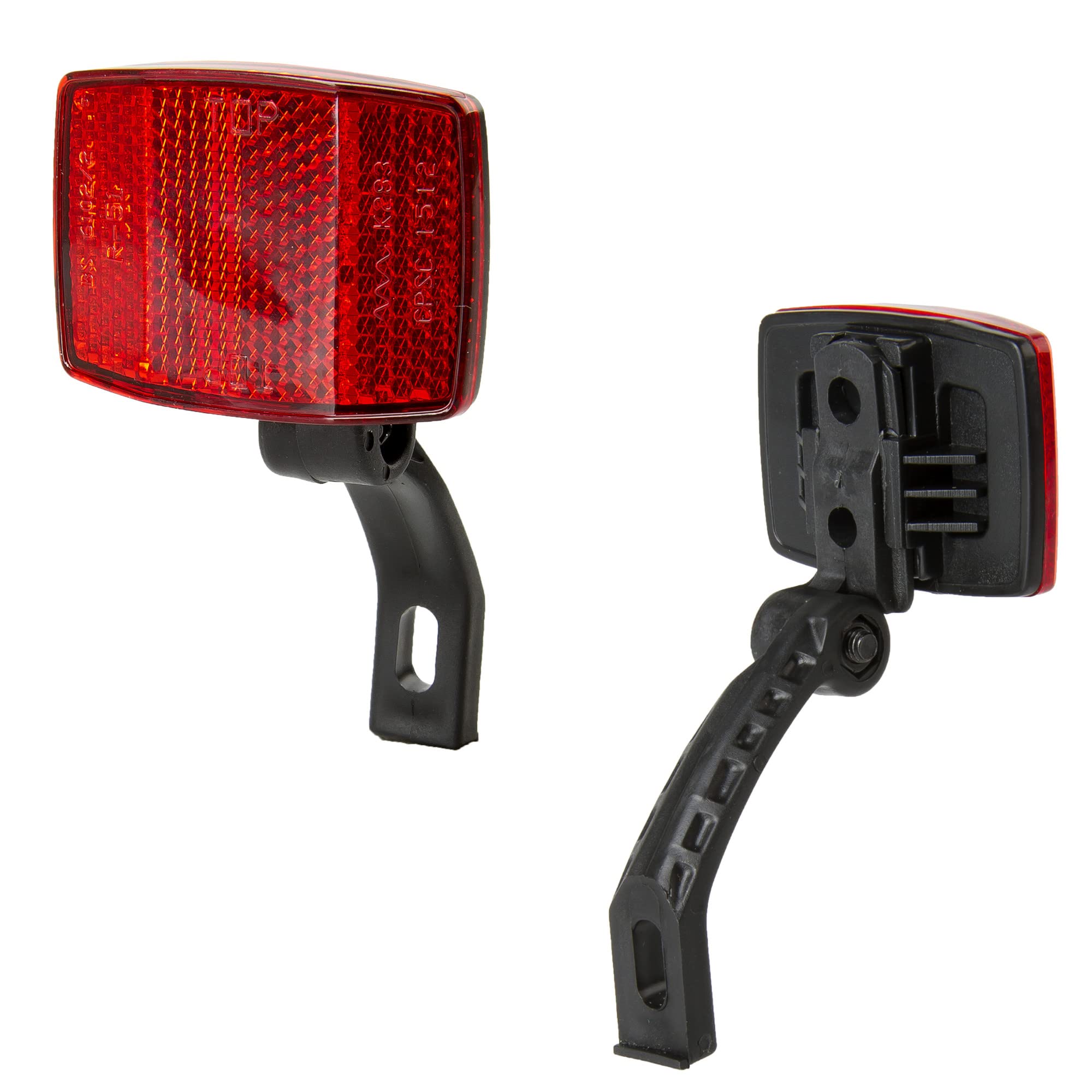 Fiets Reflector Mount - Verstelbare Waterdichte Beugel, Solid