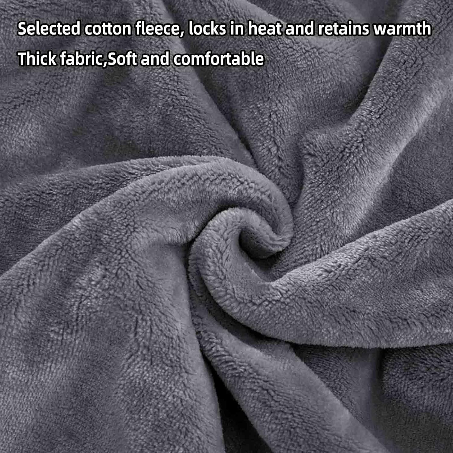 犬 タオル 超吸水袋 犬 吸水タオル ボディタオル 猫 バスローブ 小型犬厚手ペットローブフード付き猫用服 柔らかくて快適 (Gra