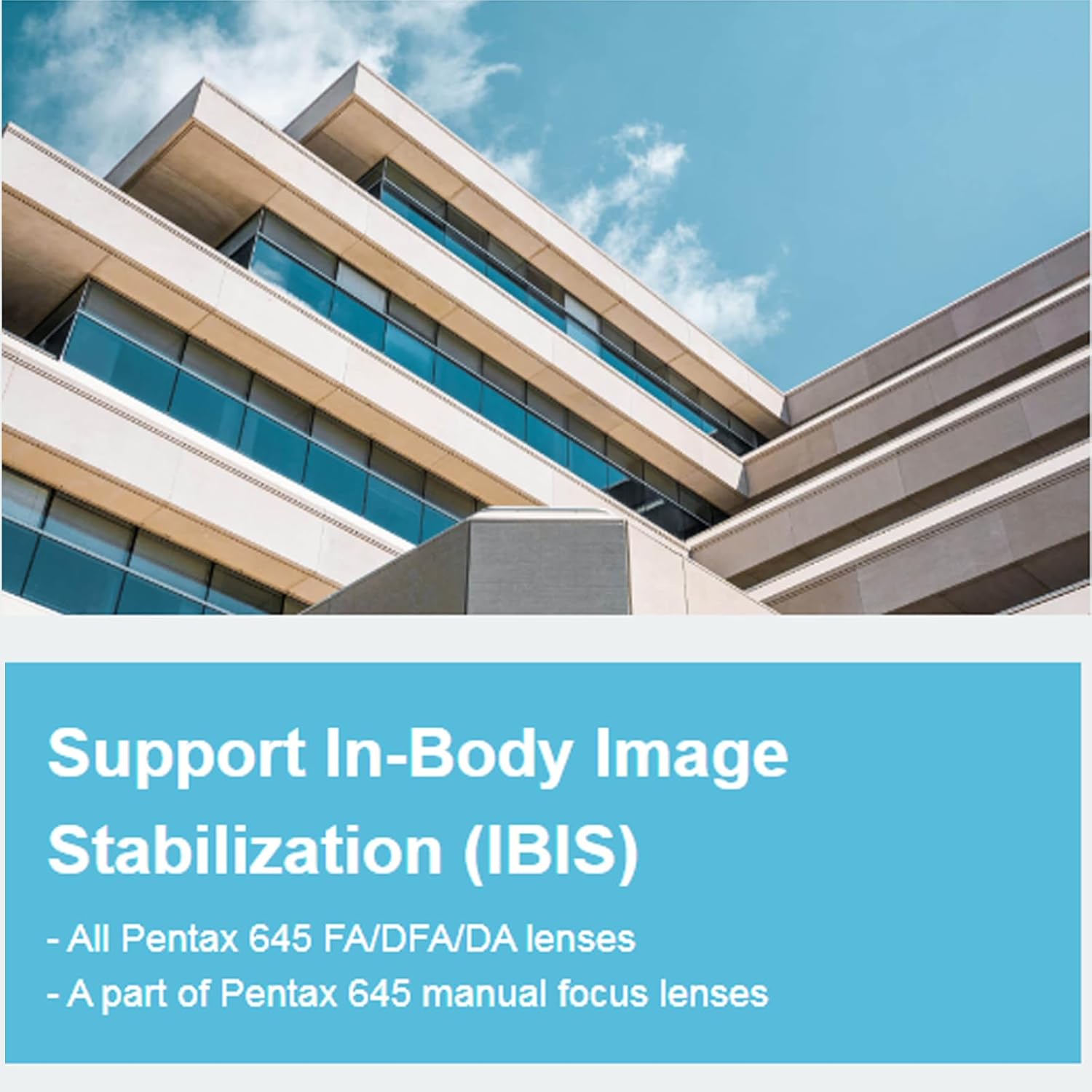 Fringer P645-GFX (FR-P6TG1) Camera Lens Adapter 645 FA/DFA/DA Autofocus Lenses and A/LS Manual Focus Lenses to Fujifilm GFX Cameras
