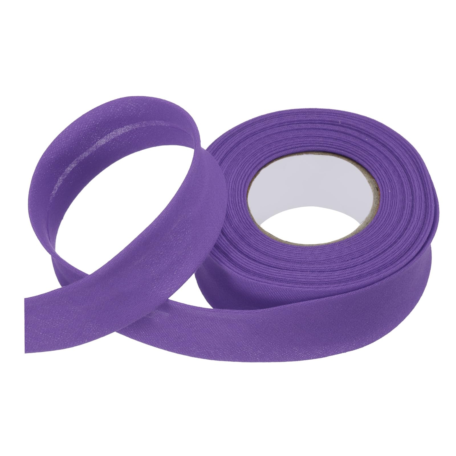 sourcing map 3/4 Inch Single Fold Bias Tape Polyester Purple 6Yards