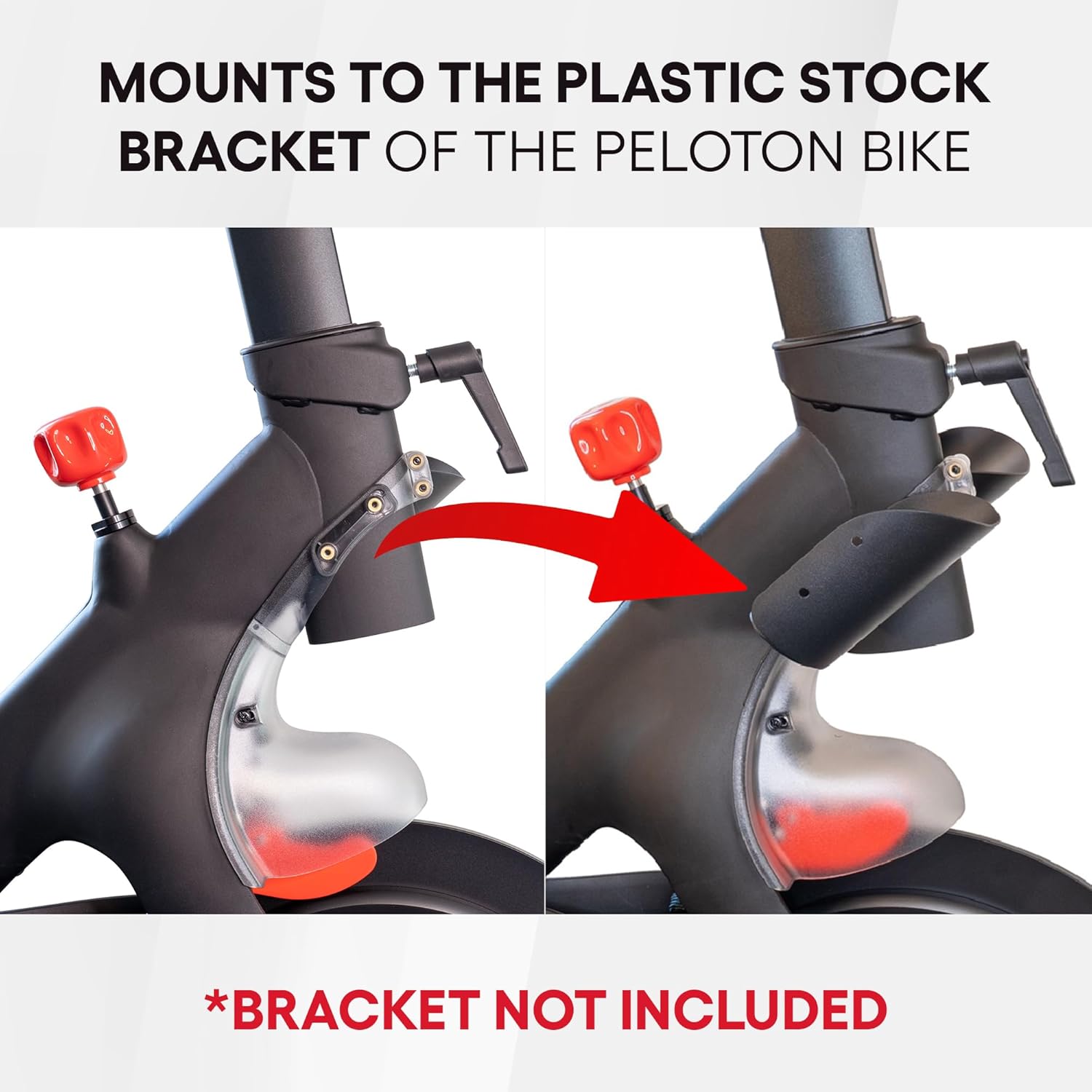 Extra Large Bottle Holders for Peloton Bike for Original Peloton Bike - All Metal Design - Fits YETI + Nalgene + Hydro Flask Accessory for Peloton (Original Peloton Bike and Cross Training Bike)