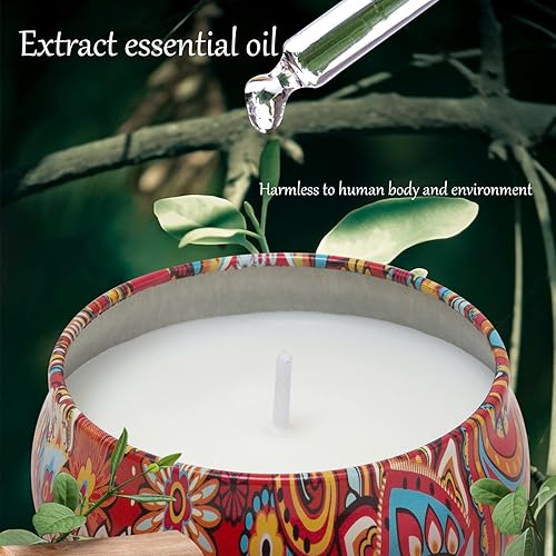 Miniatura 10 de Velas de aromaterapia para el hogar, paquete de 2 velas perfumadas de 2.5 onzas, velas florales naturales de cereza y vainilla, velas para aliviar