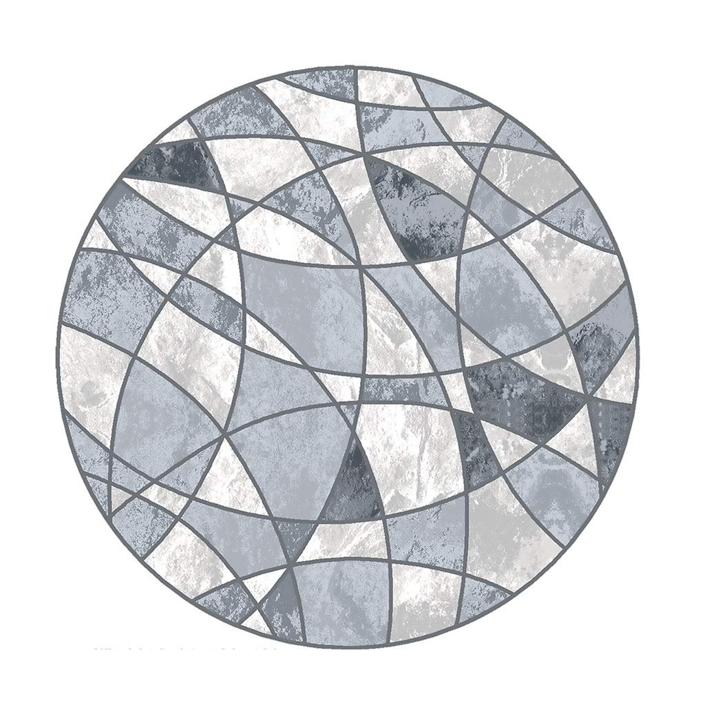 Tapis rond antidérapant pour chambre : finis les glissades avec ce tapis moderne lavable