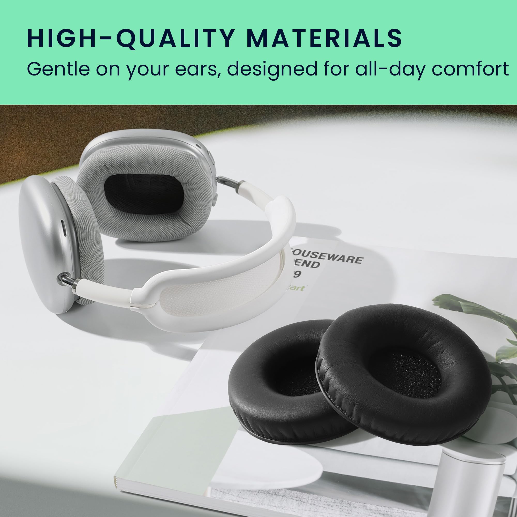 Amazon | kwmobile 2x ヘッドホンカバー Sennheiser HD25 / HD25-1 II